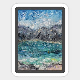 Lake Garda Landscape Sticker